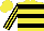 Silk - Yellow, black hoops, stripes sleeves