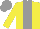 Silk - Yellow, Grey stripe and cap