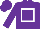 Silk - purple, white hollow box