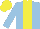 Silk - Light blue,yellow stripe, yellow cap