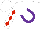 Silk - White, red horseheads in purple horseshoe, red diamond seam on sleeves, white cap