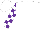 Silk - White, purple blocks on white sleeves, white cap