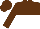 Silk - Brown, white halved horizontally