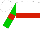 Silk - White, green and red hoop, green and red hoop on sleeves