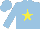 Silk - Light blue, yellow star, light blue sleeves, light blue cap