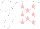 Silk - White, Pink Stars, White Cap