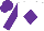Silk - White, purple diamond & sleeves, purple cap