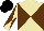 Silk - Beige, brown diabolo, beige arms, brown diabolo, black cap