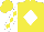 Silk - Yellow, white diamond , yellow diamond stripe on white sleeves