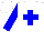 Silk - White, blue cross, blue sleeves