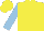 Silk - yellow, light blue sleeves