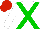 Silk - White body, green cross belts, white arms, red cap