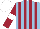 Silk - Light blue, maroon stripes, maroon sleeves, white armbands, white cap