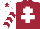 Silk - Maroon, white cross of lorraine, white sleeves, maroon chevrons, white cap, maroon star