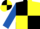 Silk - Black and Yellow (quartered), Royal Blue sleeves