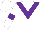 Silk - white, purple chevron and epaulets, purple armlets