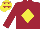 Silk - Maroon, yellow diamond, yellow cap, maroon stars