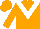 Silk - Orange, white 'v', orange cap