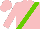 Silk - Pink, light green sash, pink sleeves