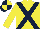 Silk - Yellow body, dark blue crossbelts, yellow arms, quartered cap