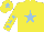 Silk - Yellow, light blue star, stars on sleeves, star on cap