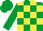 Silk - Irish green and yellow blocks, black 'donegal racing' emblem, irish green sleeves, irish green cap