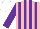 Silk - Pink, purple stripes and sleeves, white cap