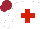 Silk - White, red cross, white arms, garnet cap