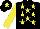 Silk - Black, yellow stars, sleeves and star on cap