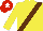 Silk - Yellow, brown sash, red cap, white star