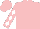 Silk - Pink, white diamonds on sleeves