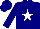 Silk - Navy , white star