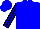 Silk - Blue, smiley face, yellow, blue, and black stripes on slvs Silk - Blue, smiley face, yellow, blue, and black stripes on slvs