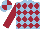 Silk - Light blue, maroon diamonds, maroon sleeves, quartered cap
