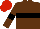 Silk - Brown, black hoop, black armbands, red cap
