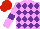 Silk - Lilac, purple diamonds, purple armbands, red cap