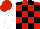 Silk - Red and black checked, white sleeves