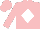 Silk - Pink, white diamond, pink cap