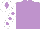 Silk - Mauve, white sleeves, mauve spots, white cap, mauve diamond