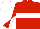 Silk - Red, white hoop, diabolo on sleeves, white cap