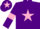 Silk - Purple, Pink star, armlets and star on cap