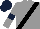 Silk - grey, black sash, dark blue armbands and cap