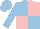 Silk - Light blue and pink (quartered), light blue sleeves