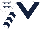 Silk - White, dark blue chevron, chevrons on sleeves, white cap, dark blue stars