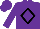 Silk - Purple, black diamond frame, purple cap