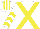 Silk - White, yellow cross belts, chevrons on sleeves, striped cap Silk - White, yellow cross belts, chevrons on sleeves, striped cap