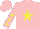 Silk - Pink, yellow star, pink sleeves, yellow stars