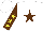 Silk - White, brown star, brown sleeves, yellow stars, white cap