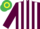 Silk - Maroon and White stripes, Emerald Green and Yellow hooped cap