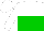 Silk - white and green halved horizontally
